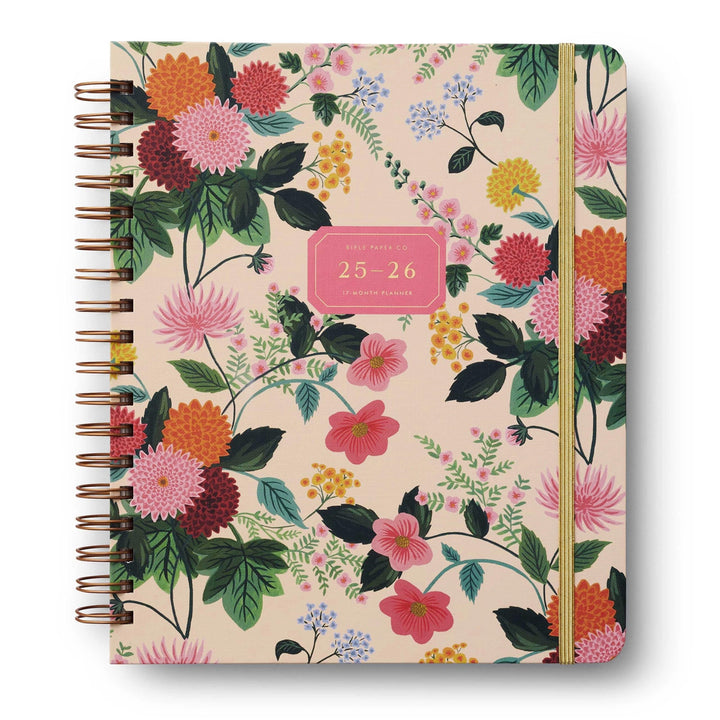 2025-2026 Dahlia Academic Hardcover Spiral Planner