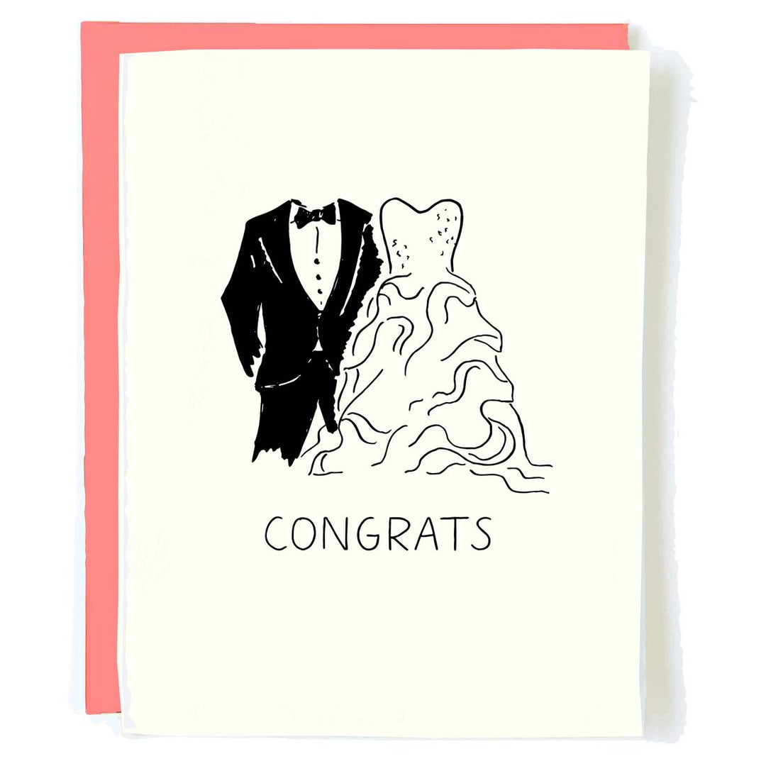 Tux + Gown Greeting Card