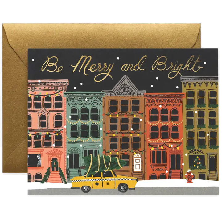 City Holiday Greeting Card