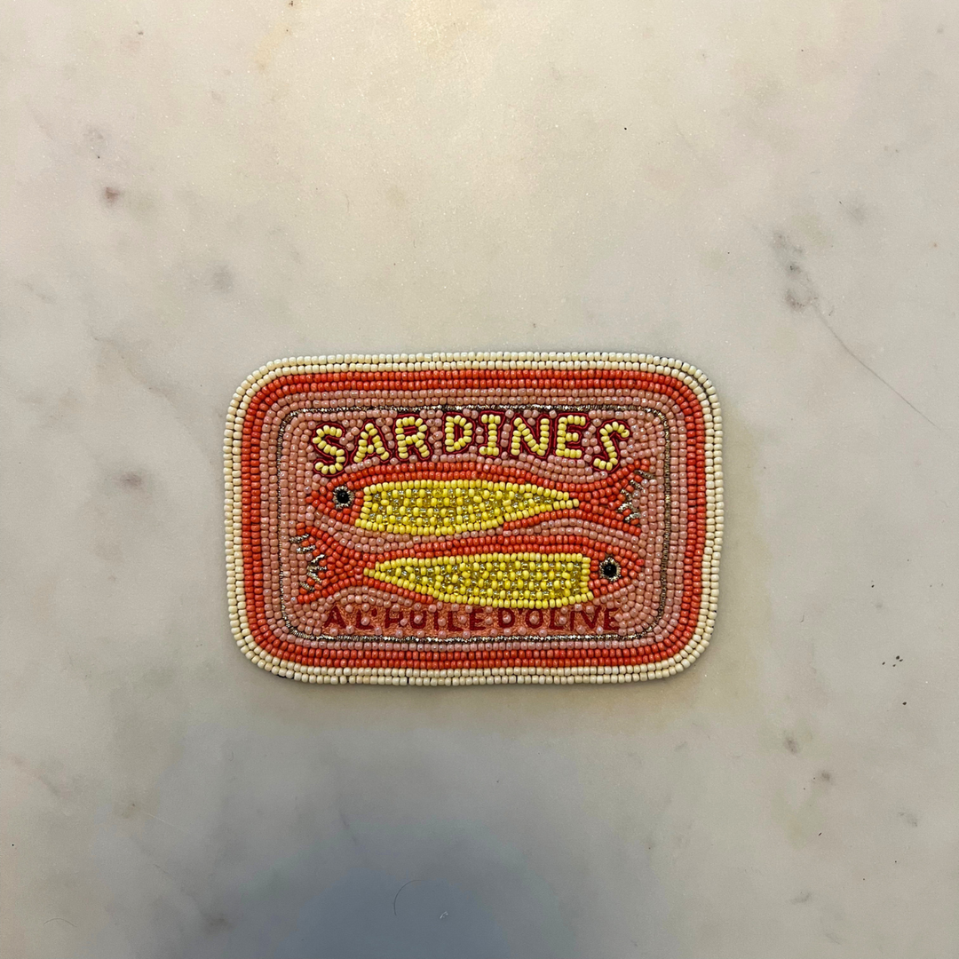 Beaded Sardine Coaster