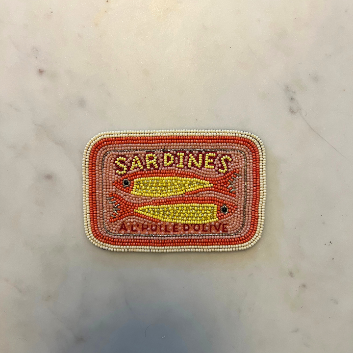 Beaded Sardine Coaster