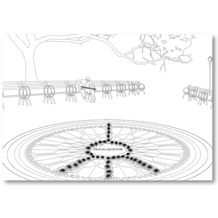 Color Central Park! Coloring Book