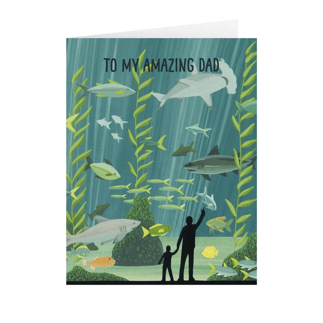 Aquarium Dad Greeting Card