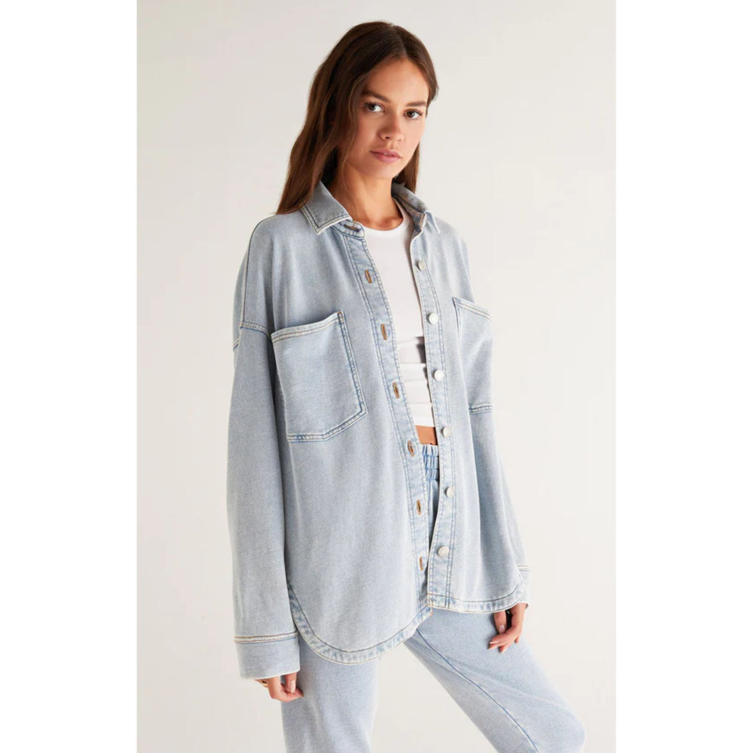 All Day Denim Jacket in Washed Indigo