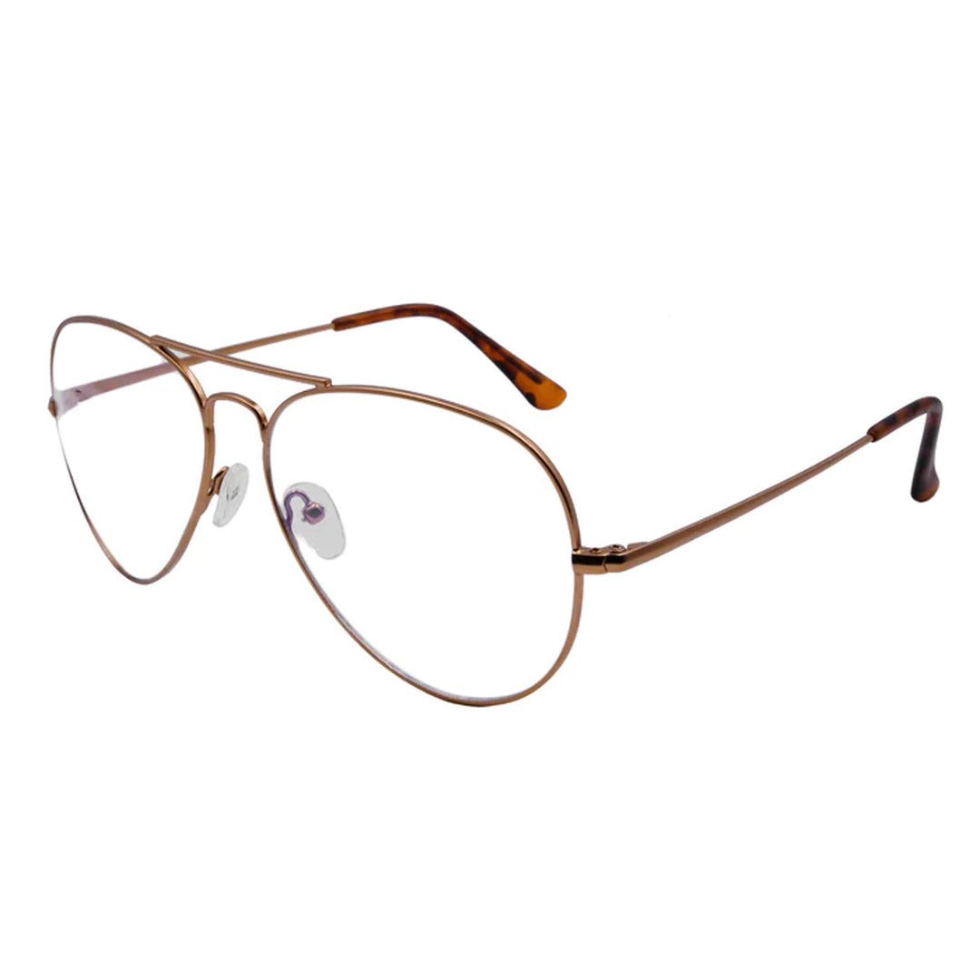Maverick Blue Light Blocker Glasses - Brown