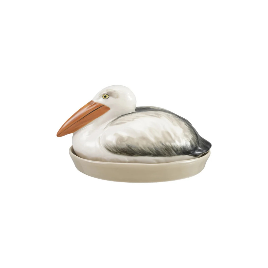 Pelican Shaped Butter Dish