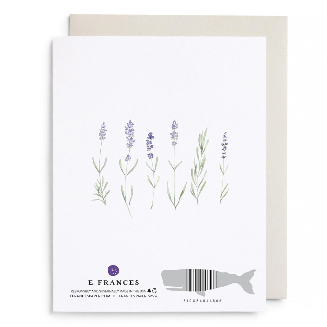 Lavender Mom Greeting Card