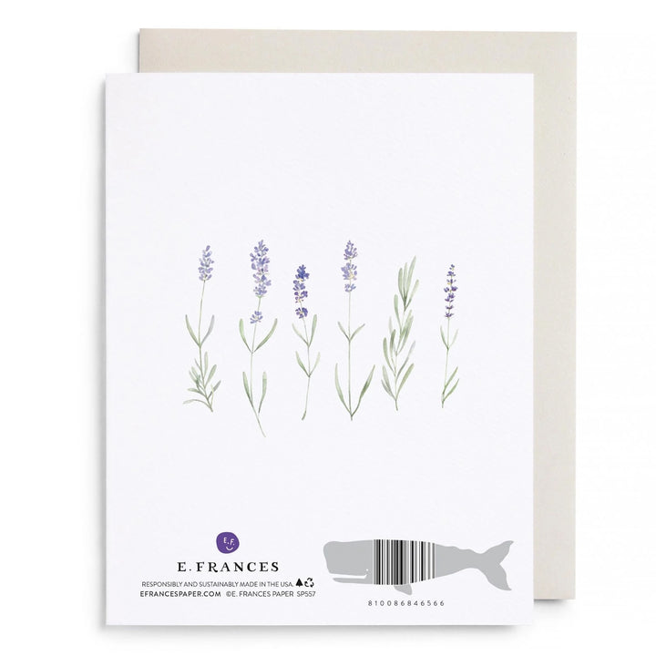 Lavender Mom Greeting Card