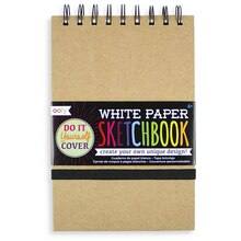 DIY White Paper Sketchbook