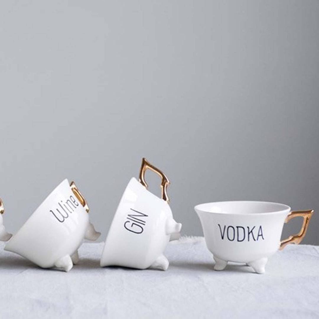 Footed Tea Cups