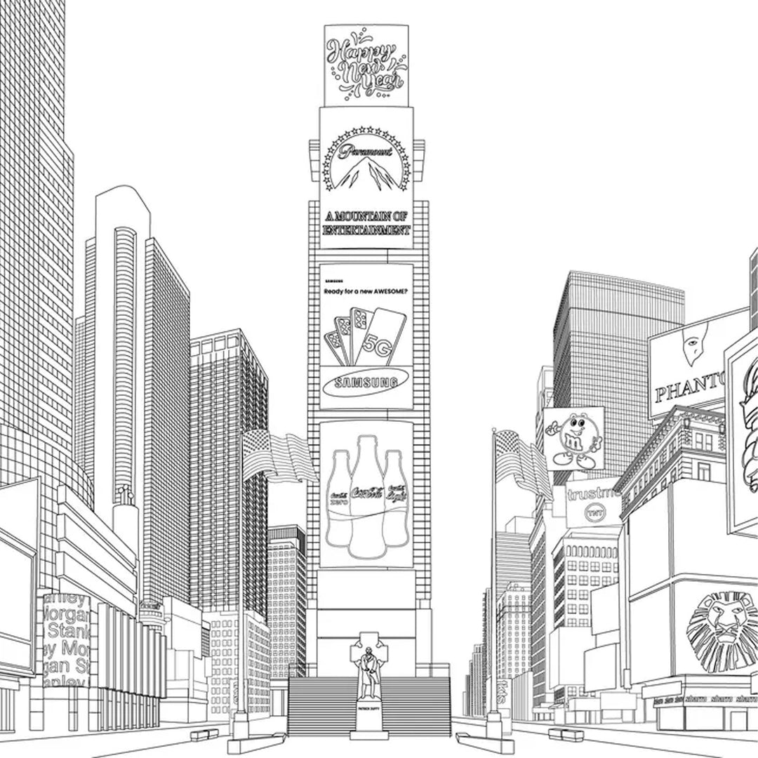 Color NYC Coloring Book
