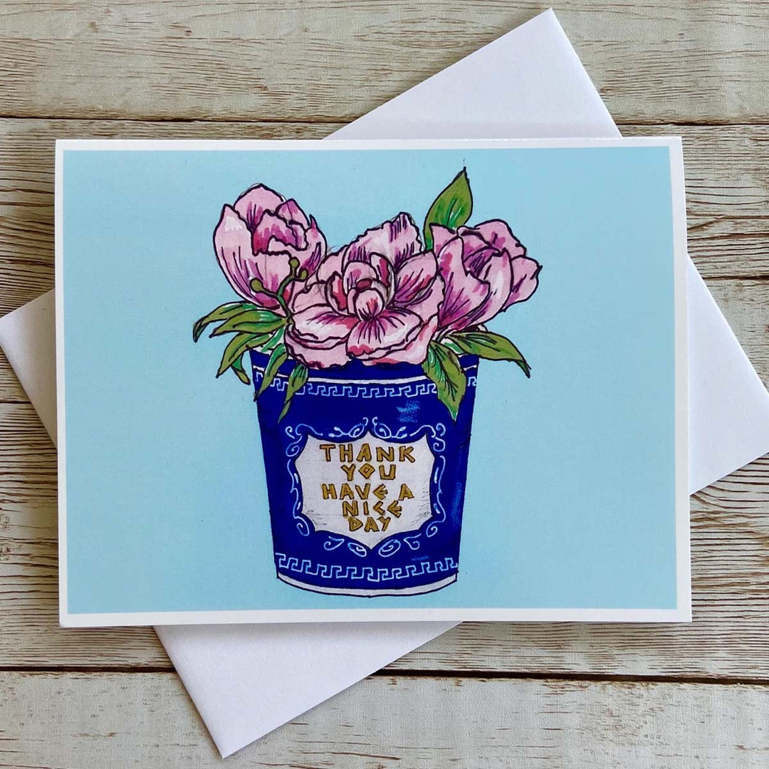 Thank You Have a Nice Day Greeting Card