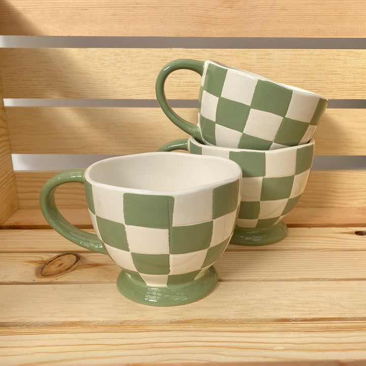 Checkered Teacup
