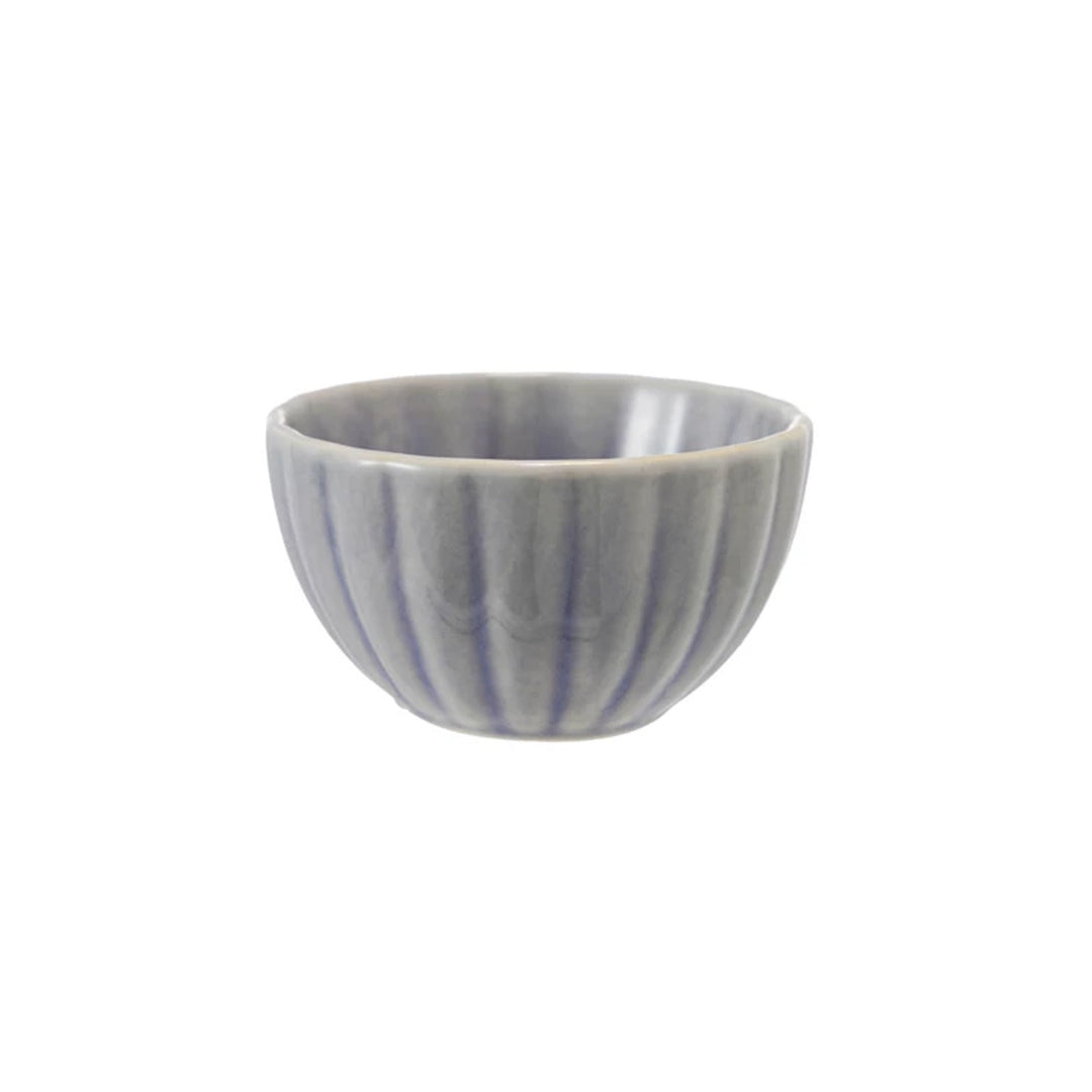 Stoneware Ribbed Bowl