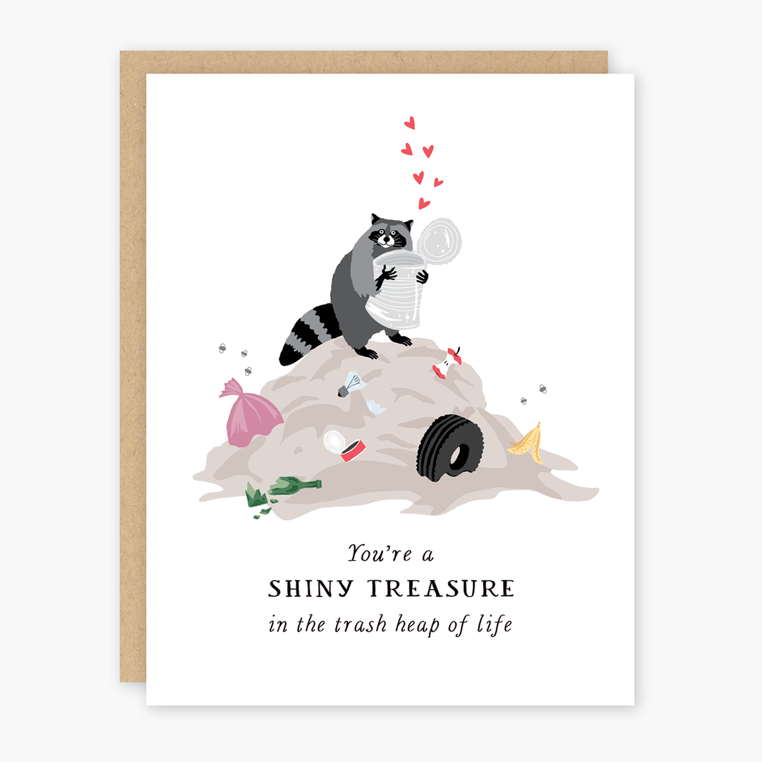 Shiny Treasure Greeting Card