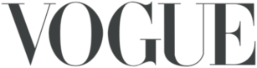 Vogue logo in black and white