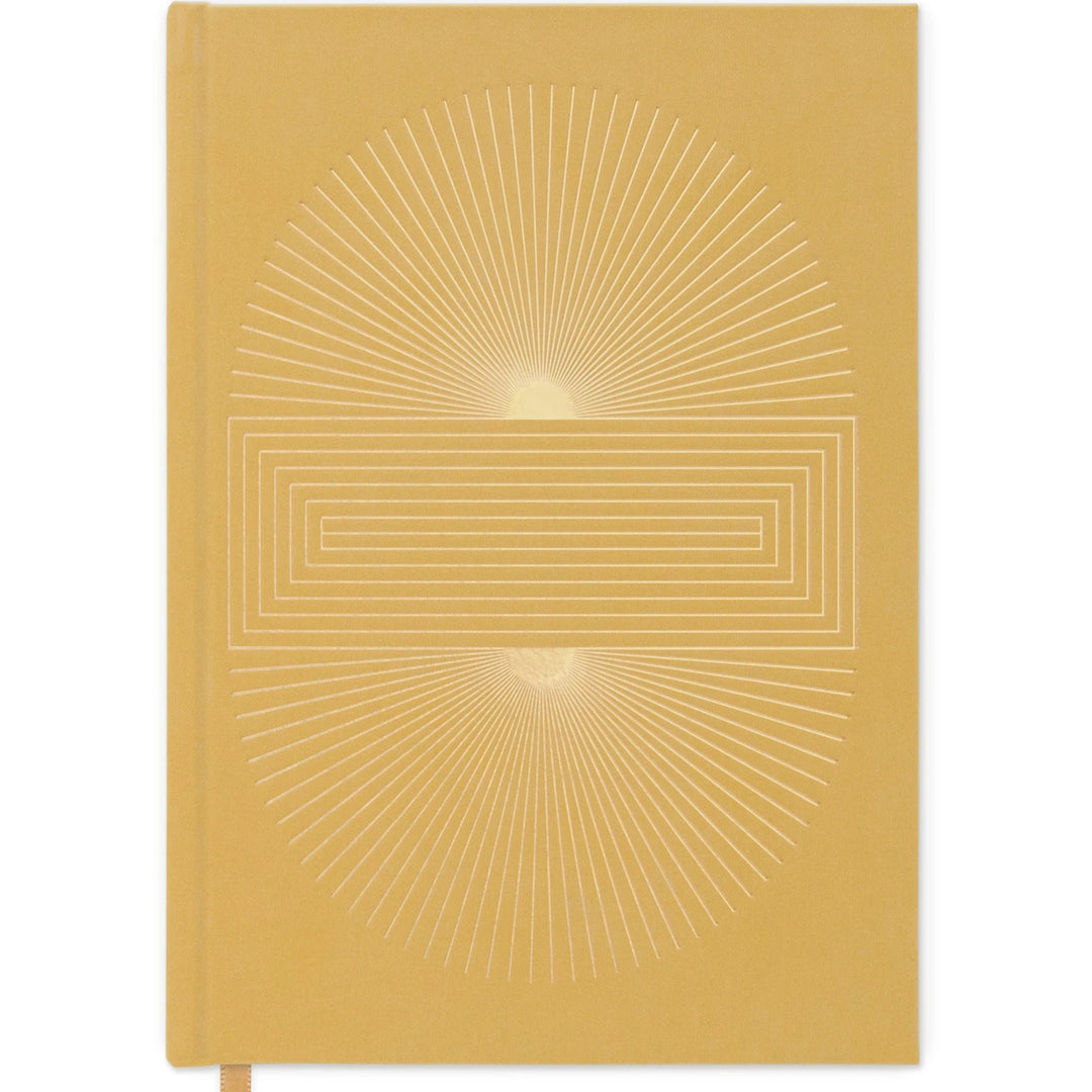 Radiant Sun Ochre Notebook