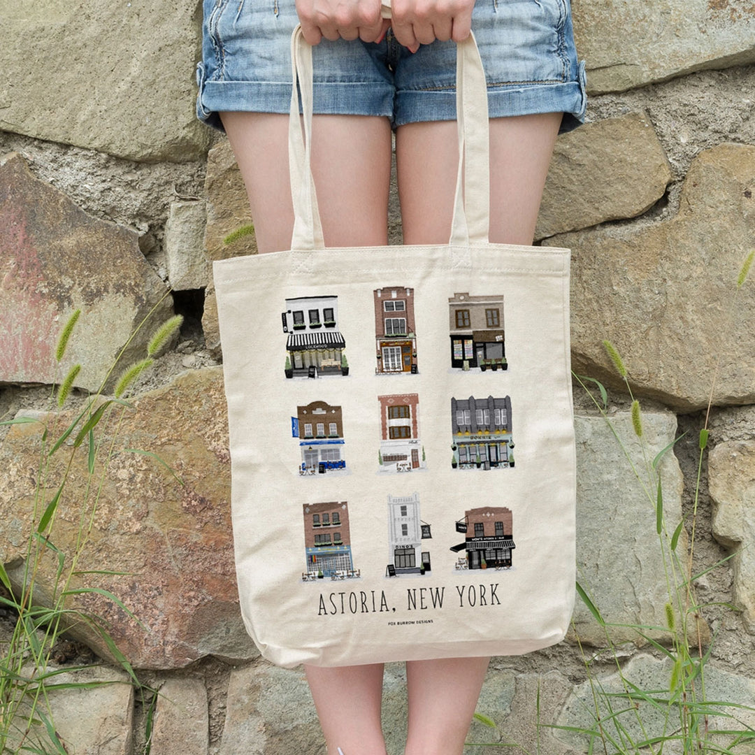 Astoria Shop Fronts Tote Bag