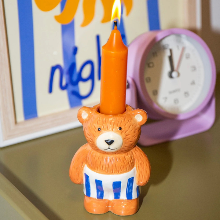 Teddy Taper Candle Holder