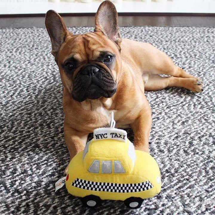 NYC Taxi Plush Dog Toy