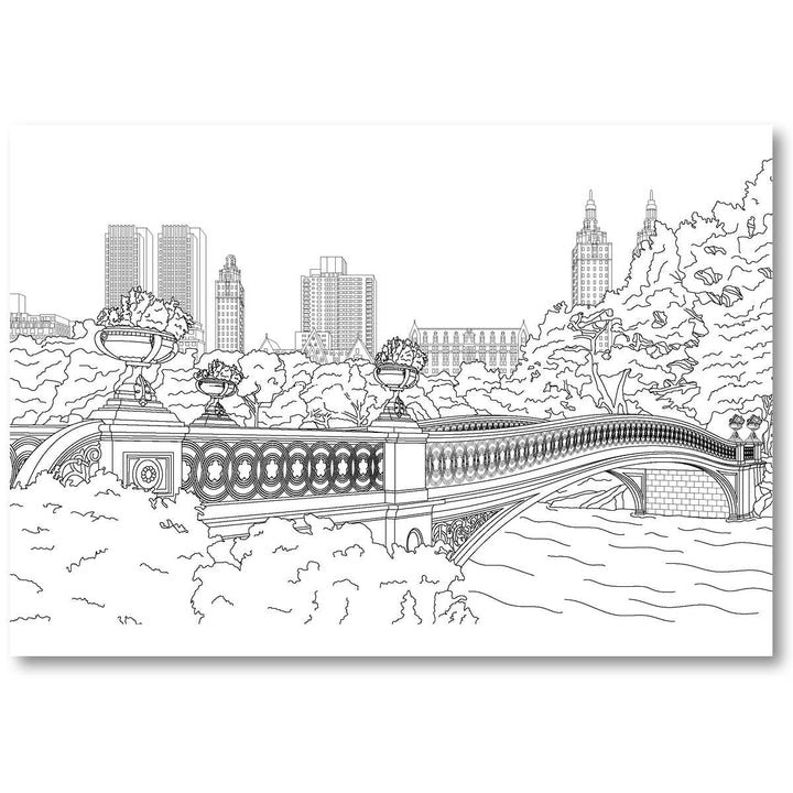 Color Central Park! Coloring Book