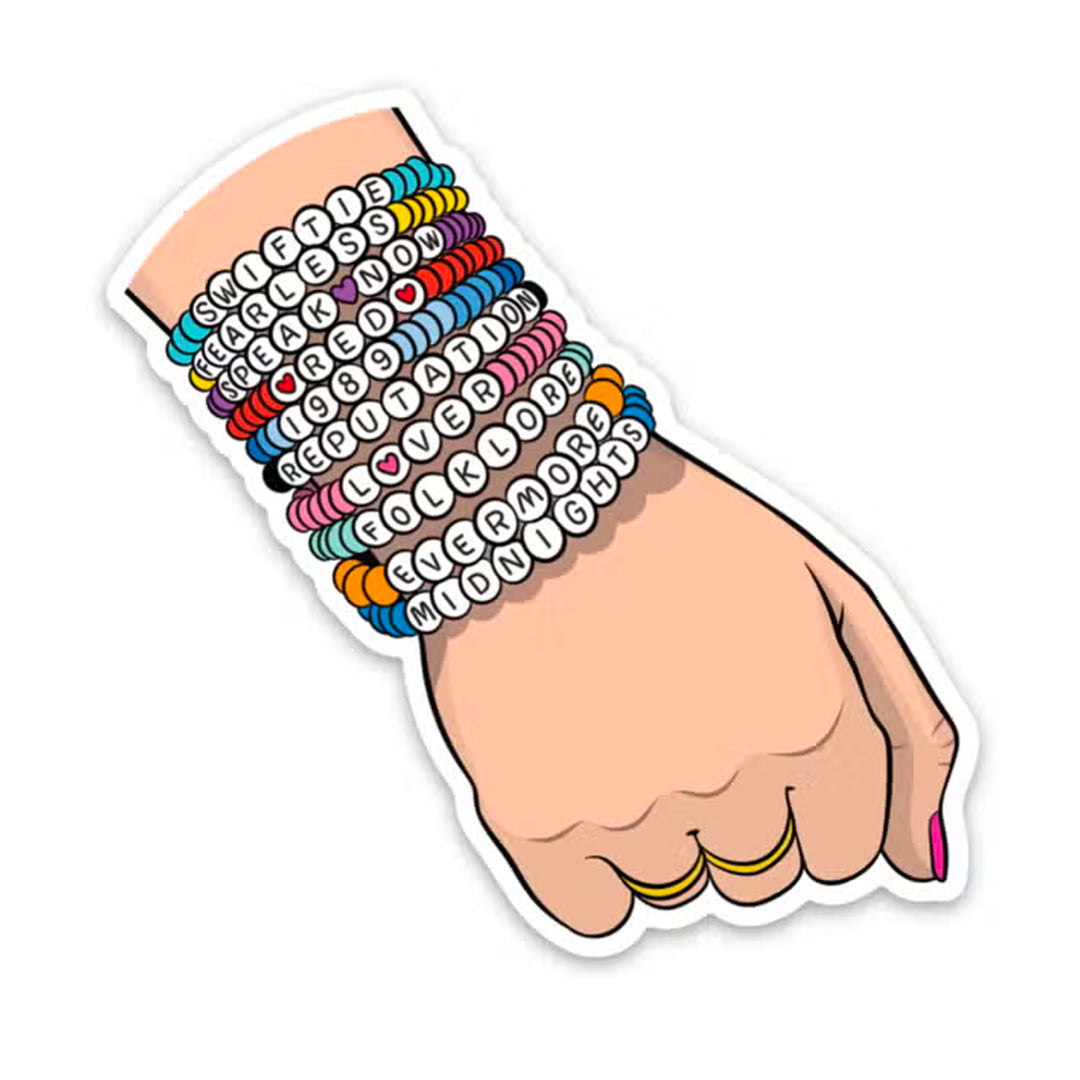 Taylor Friendship Bracelets (Die Cut Sticker)