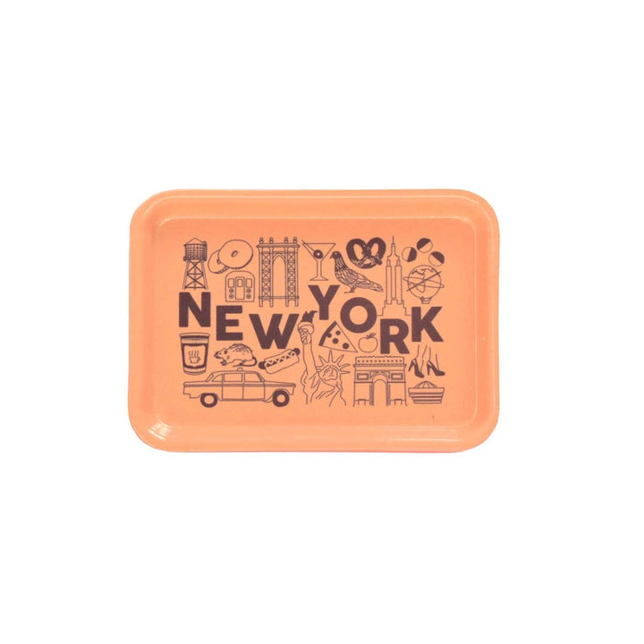 New York Small Tray - Peach