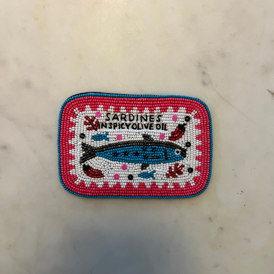 Beaded Sardine Coaster