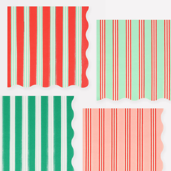 Festive Stripe Napkins