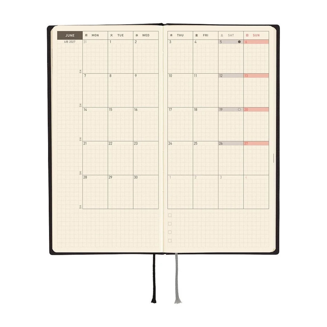 2027 Hobonichi Weeks White Line