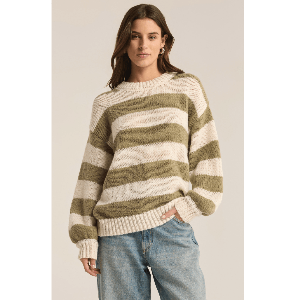 Anders Stripe Sweater - Willow - Lockwood Shop - Z Supply