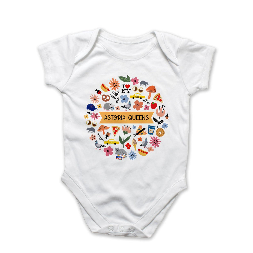 Astoria, Queens Meadow Onesie - Lockwood Shop - Rock Scissor Paper