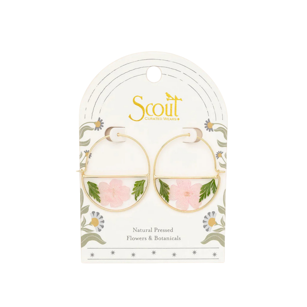 Pressed Flower Hoops
