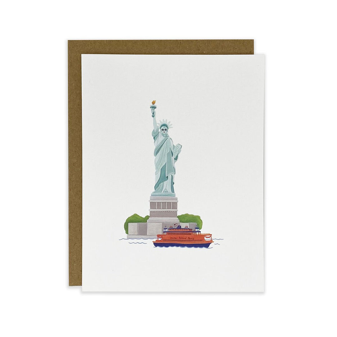 Lady Liberty Greeting Card