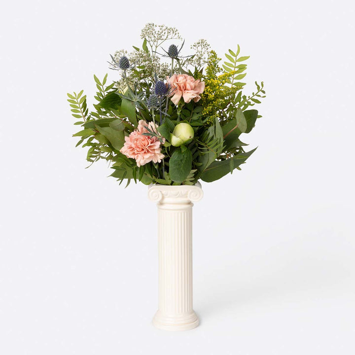 Athena White Vase