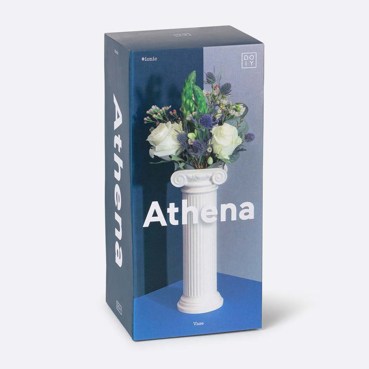 Athena White Vase