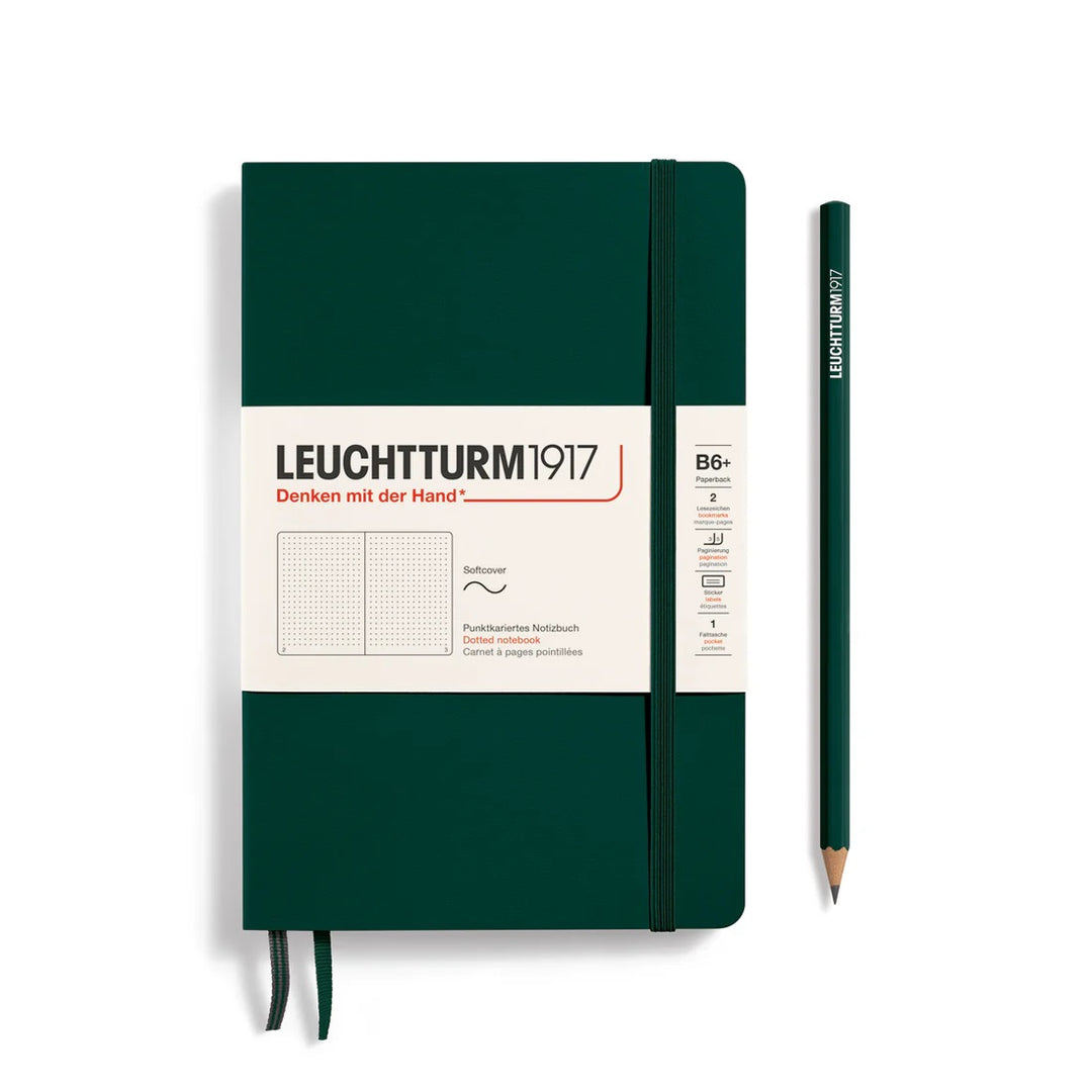LT1917 Forest Green B6+ Notebook
