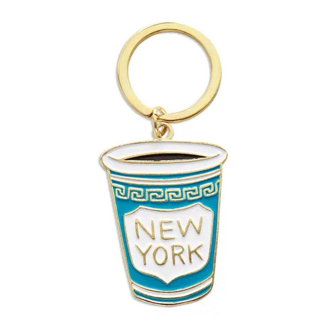 New York Coffee Cup Keychain