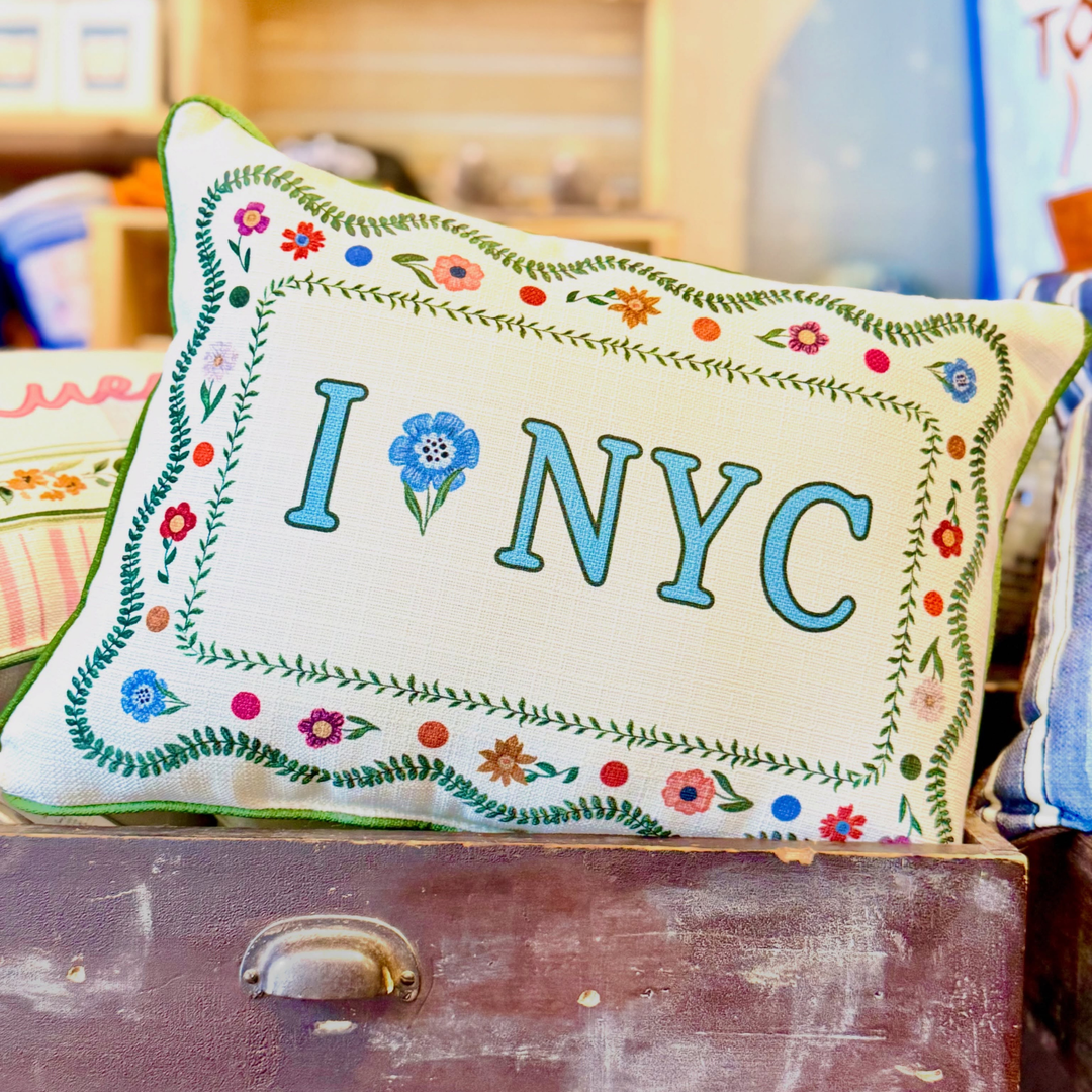 Amazing Grace I <3 NYC Pillow