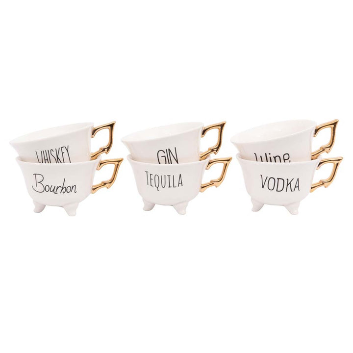 Footed Tea Cups