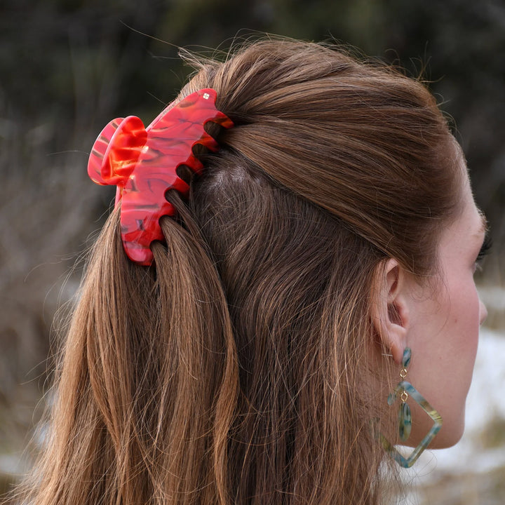 Oval Acetate Hair Claw