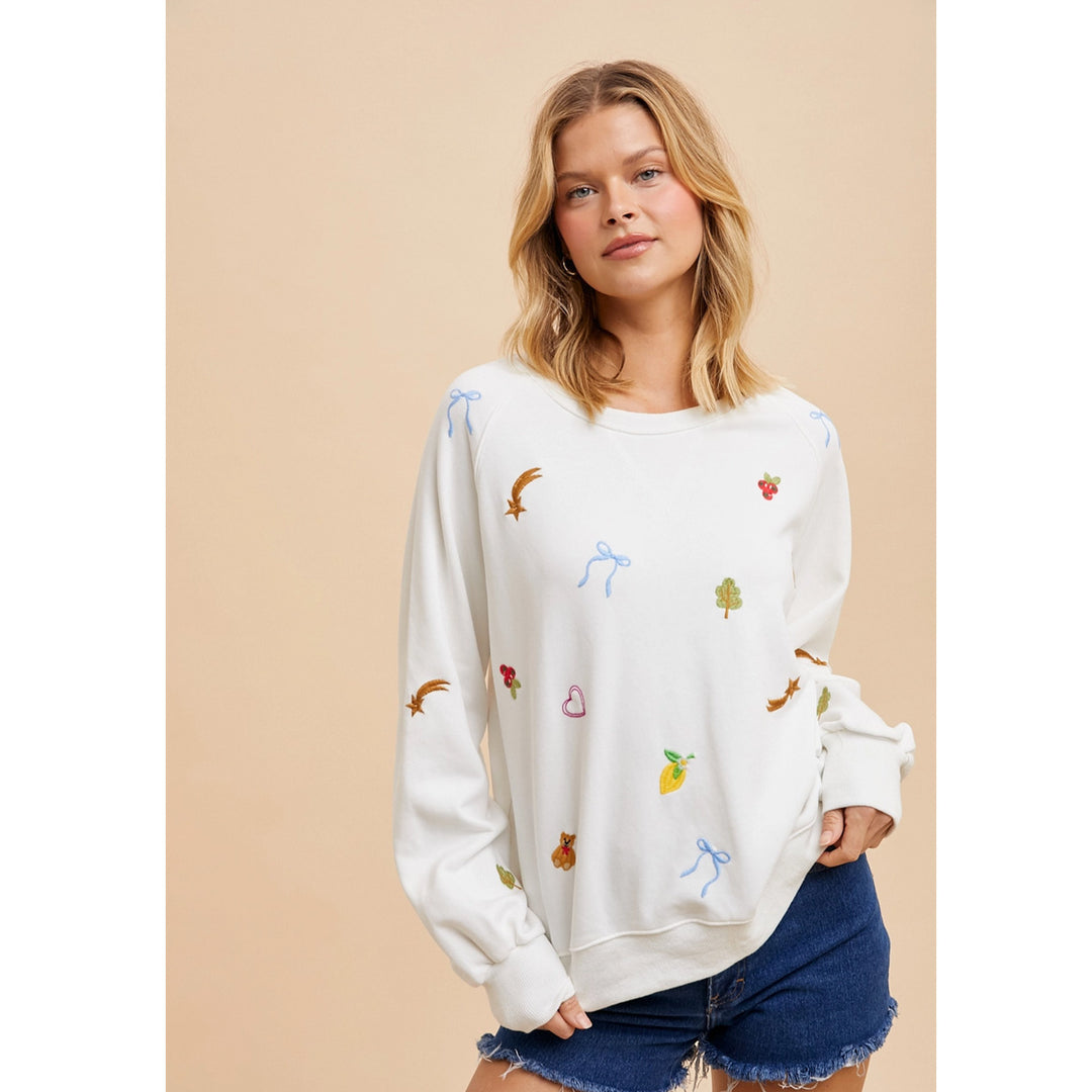 Embroidered Pullover