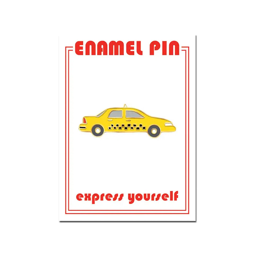Taxi Enamel Pin