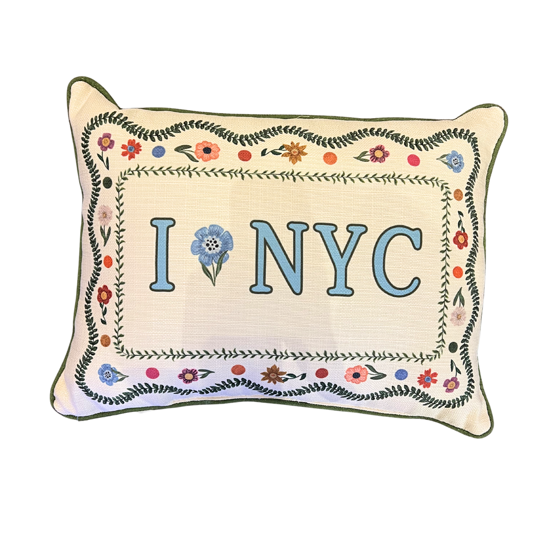 Amazing Grace I <3 NYC Pillow