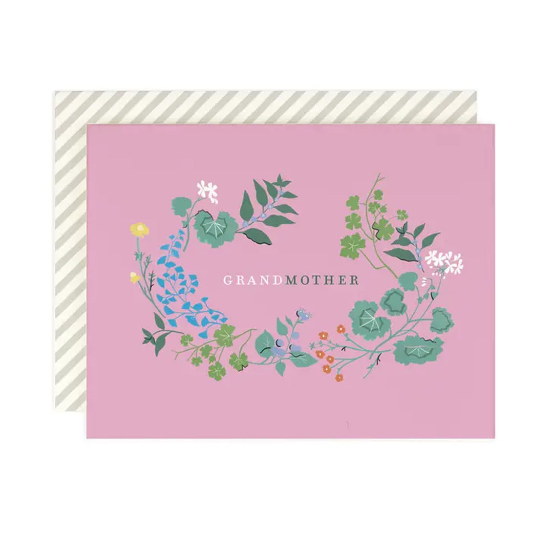 Grandmother Wreath Greeting Card