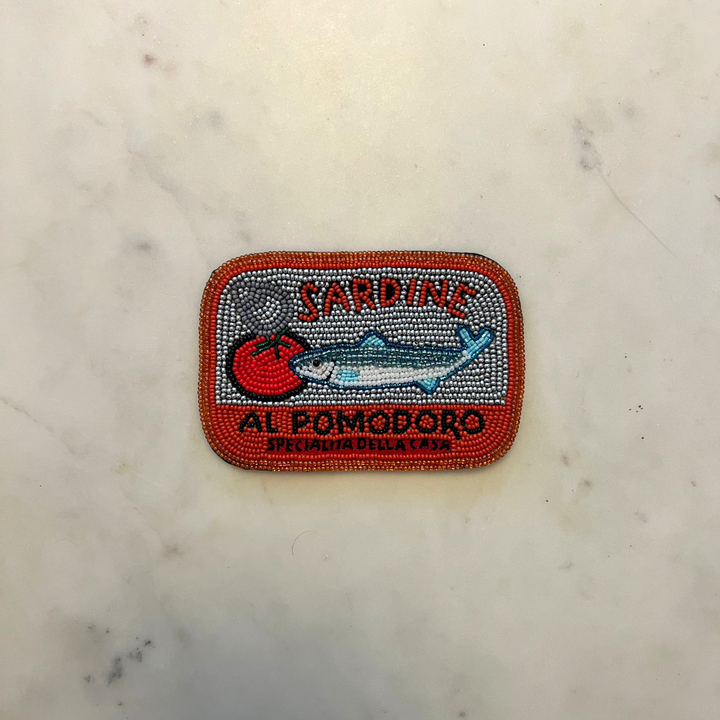 Beaded Sardine Coaster