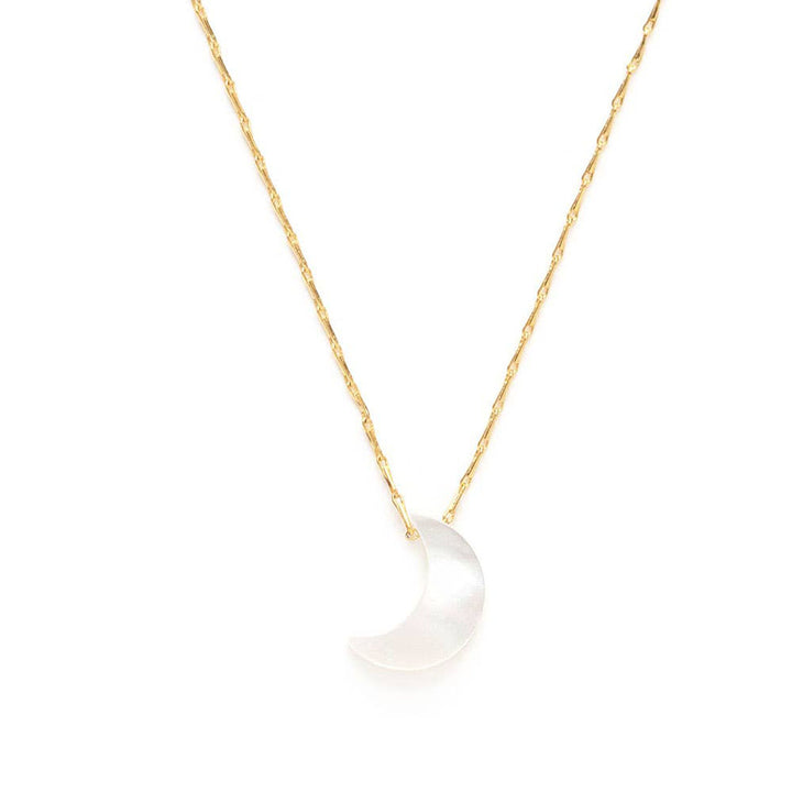 Mother of Pearl Moon Necklace