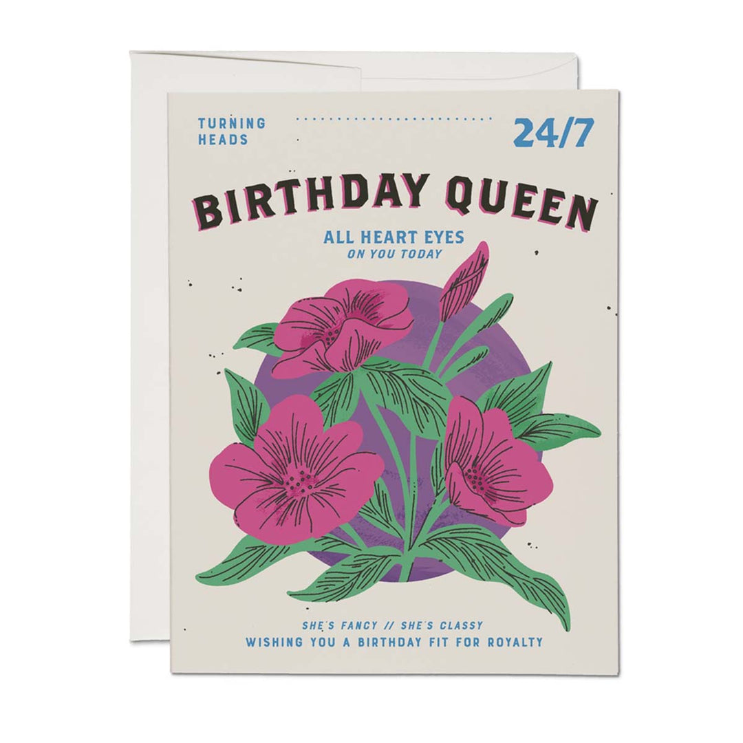BDay Queen Greeting Card