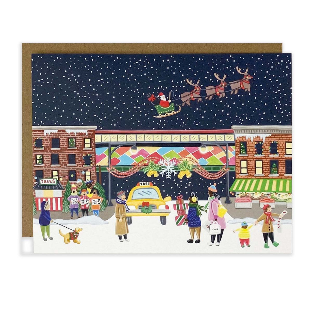 Holiday Avenue Greeting Card