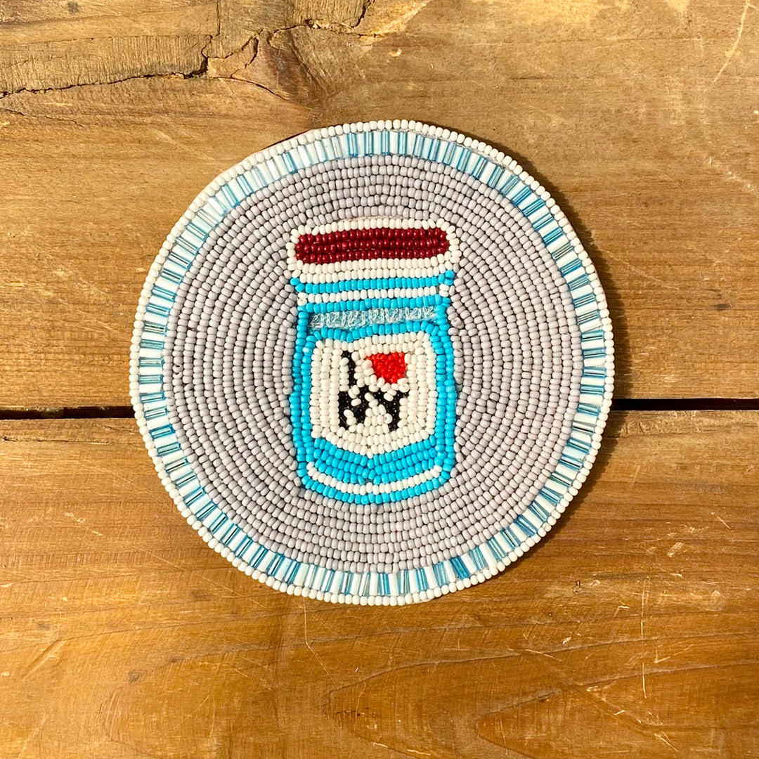 NY Coffee Beaded Coaster